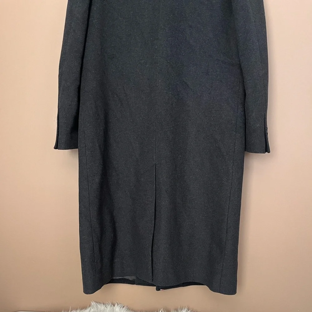{Ragusa} Made In Italy Wool & Cashmere Blend Overcoat in Black - Mens 40